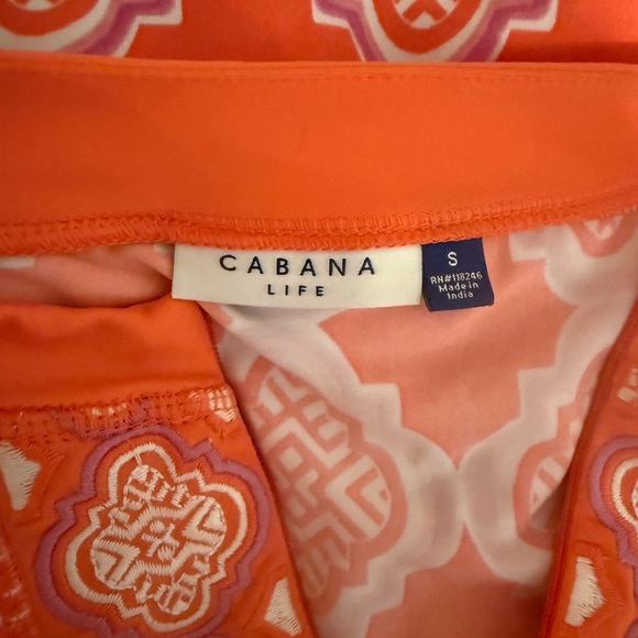 “CABANA LIFE” Coral Geo Rash Guard Cover Up - Picture 13 of 14